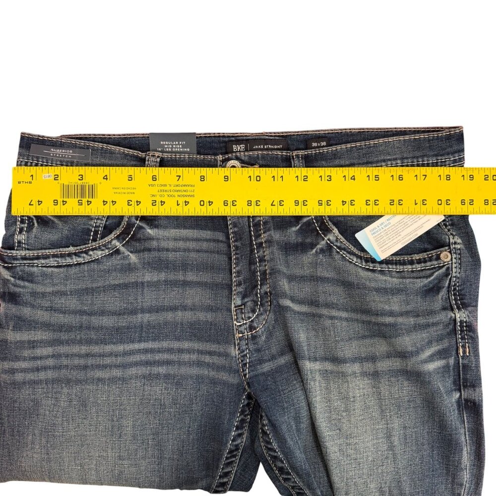 BKE Jake Jeans - Men's 36x36 - Regular Fit Straight - NWT - Picture 6 of 13